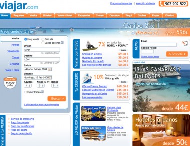 Viajar Homepage