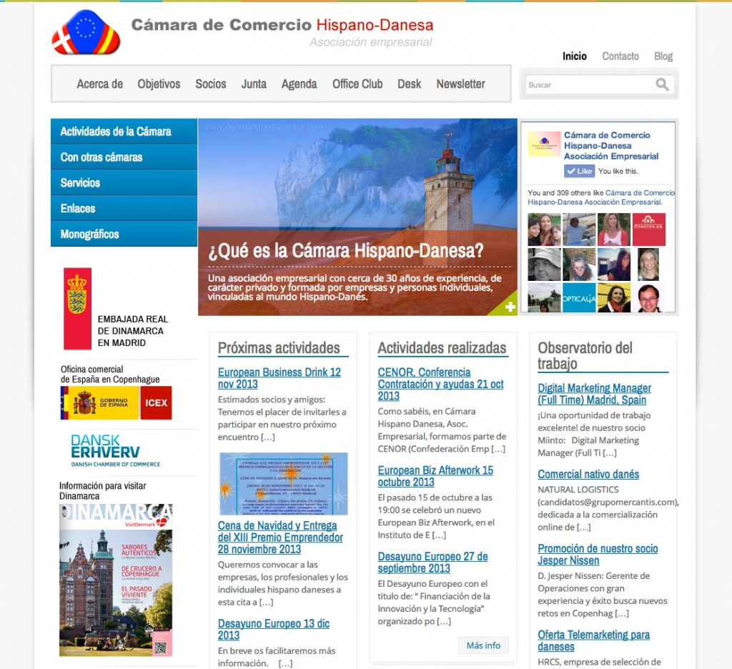 Rediseño y desarrollo de web con Wordpress