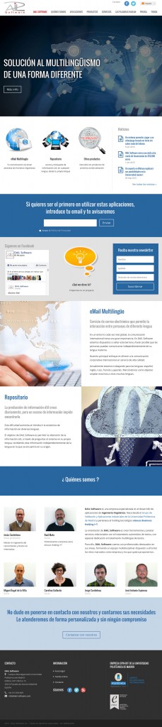 Diseño y desarrollo de la web en Wordpress y Prestahop