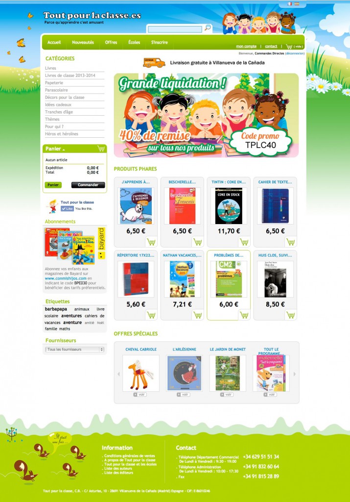 Diseño y desarrollo de comercio electrónico con Prestashop