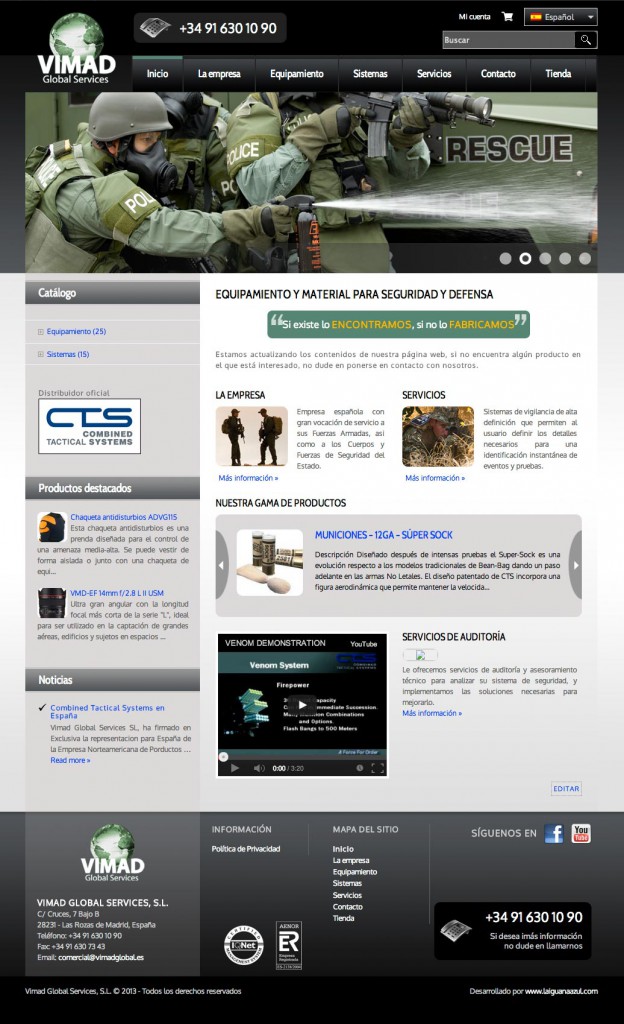 Diseño y desarrollo de web y comercio electrónico con Wordpress